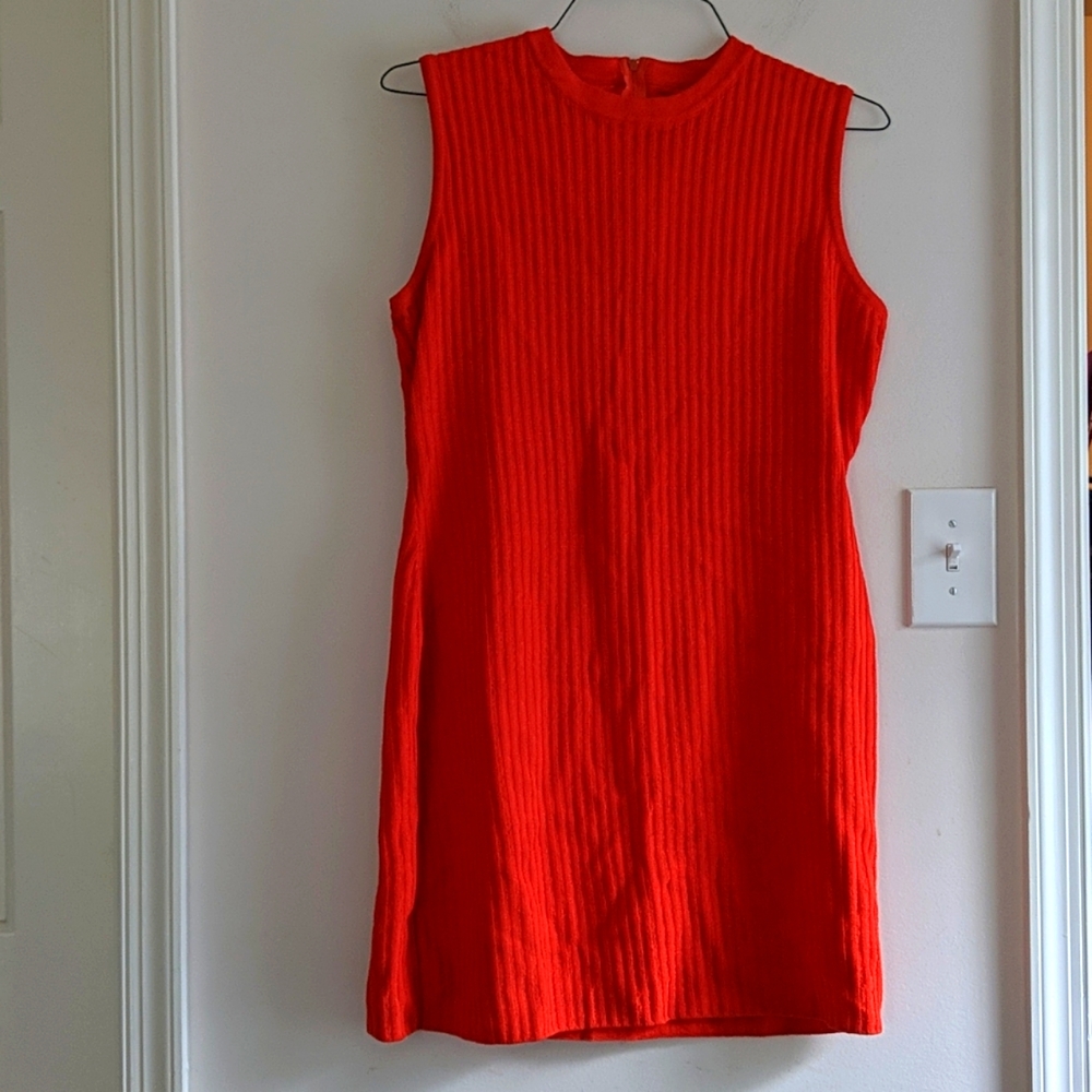 St. John Collection by Marie Gray Orange Sheath Dress